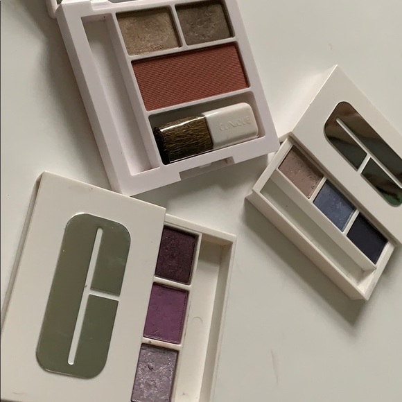 3🎨Clinique Eyeshadow Palettes Pressed Blush Blue Purple All About Shadow Duo - Picture 7 of 15